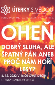 Oheň - dobrý sluha, ale špatný pán aneb proč nám hoří lesy?