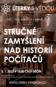 Stručné zamyšlení nad historií počítačů