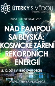 Nad pampou sa blýská: Kosmické záření rekordních energií